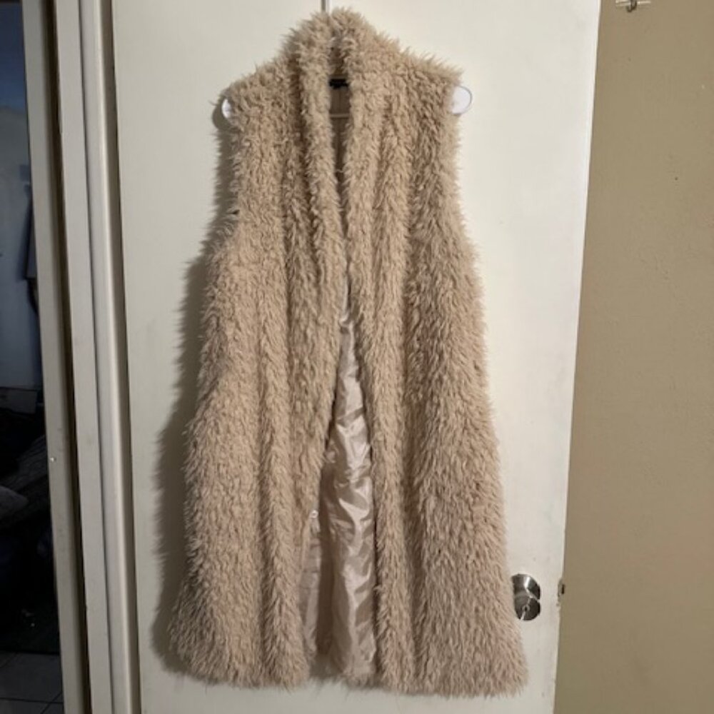 FIORE Faux Fur Jacket Size M